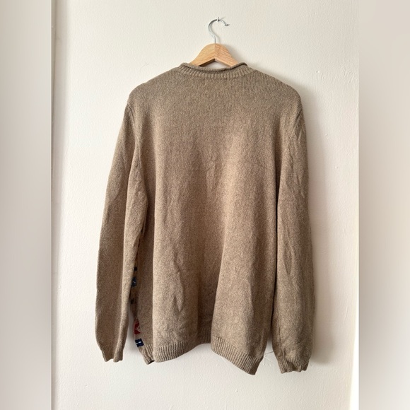 Vintage Alfred Dunner Cottage Core Knit Crewneck Sweater, Stitched Foliage - Picture 6 of 7